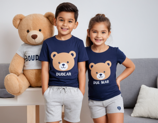  Kids Boys & Girls Clothing Set (Top & Shorts)