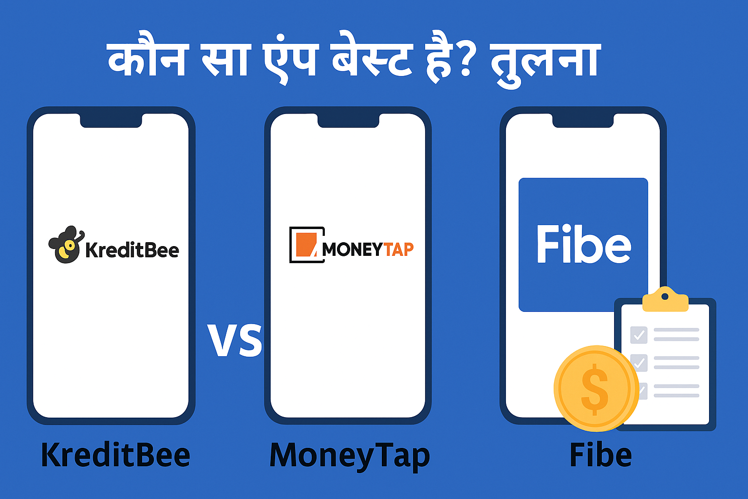 Kredit Bee, Money Tap, Fibe – बेस्ट लोन अप्प कोनसा